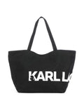 Karl Lagerfeld K/Essential Big Logo Tote bag black/white