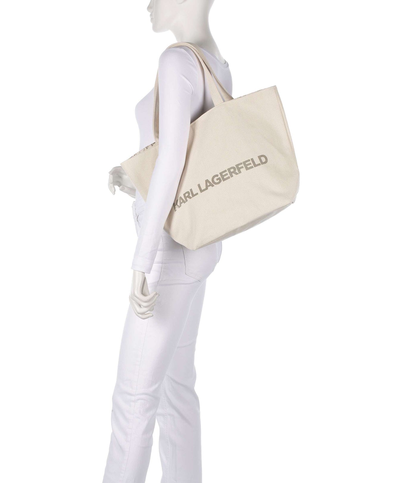 Karl Lagerfeld K/Monogram Tote bag natural