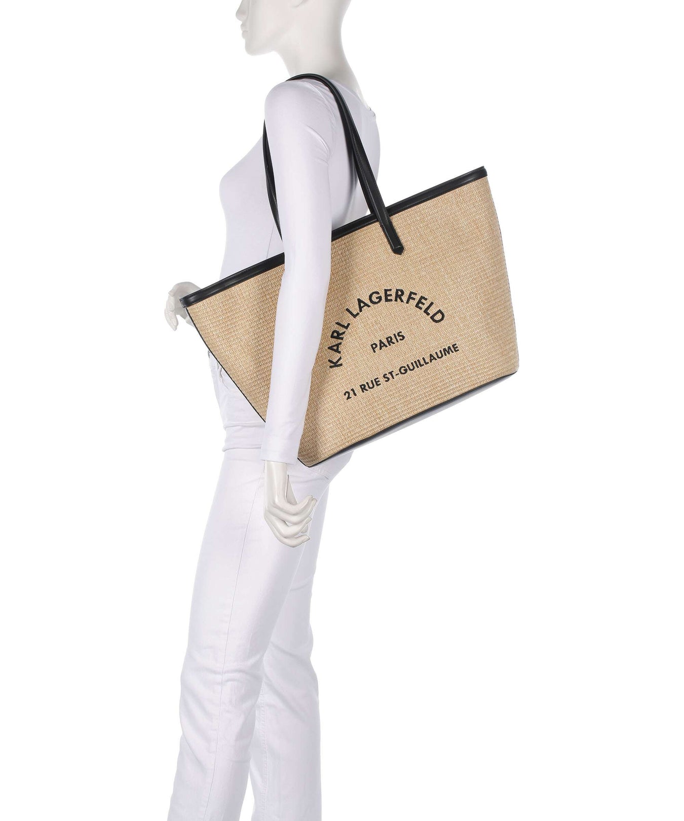 Karl Lagerfeld K/Rue St Guillaume Tote bag natural