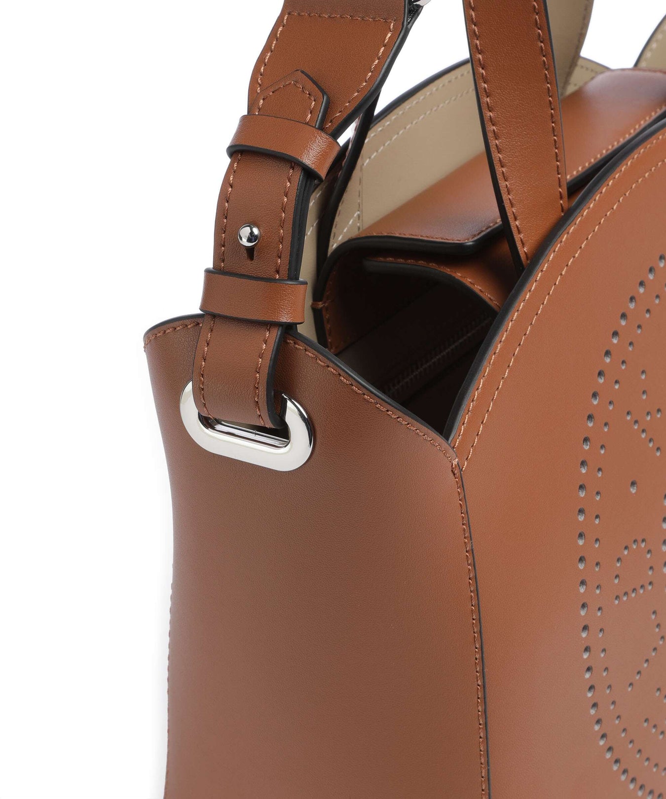 Karl Lagerfeld K/Circle Small Handbag dark tan