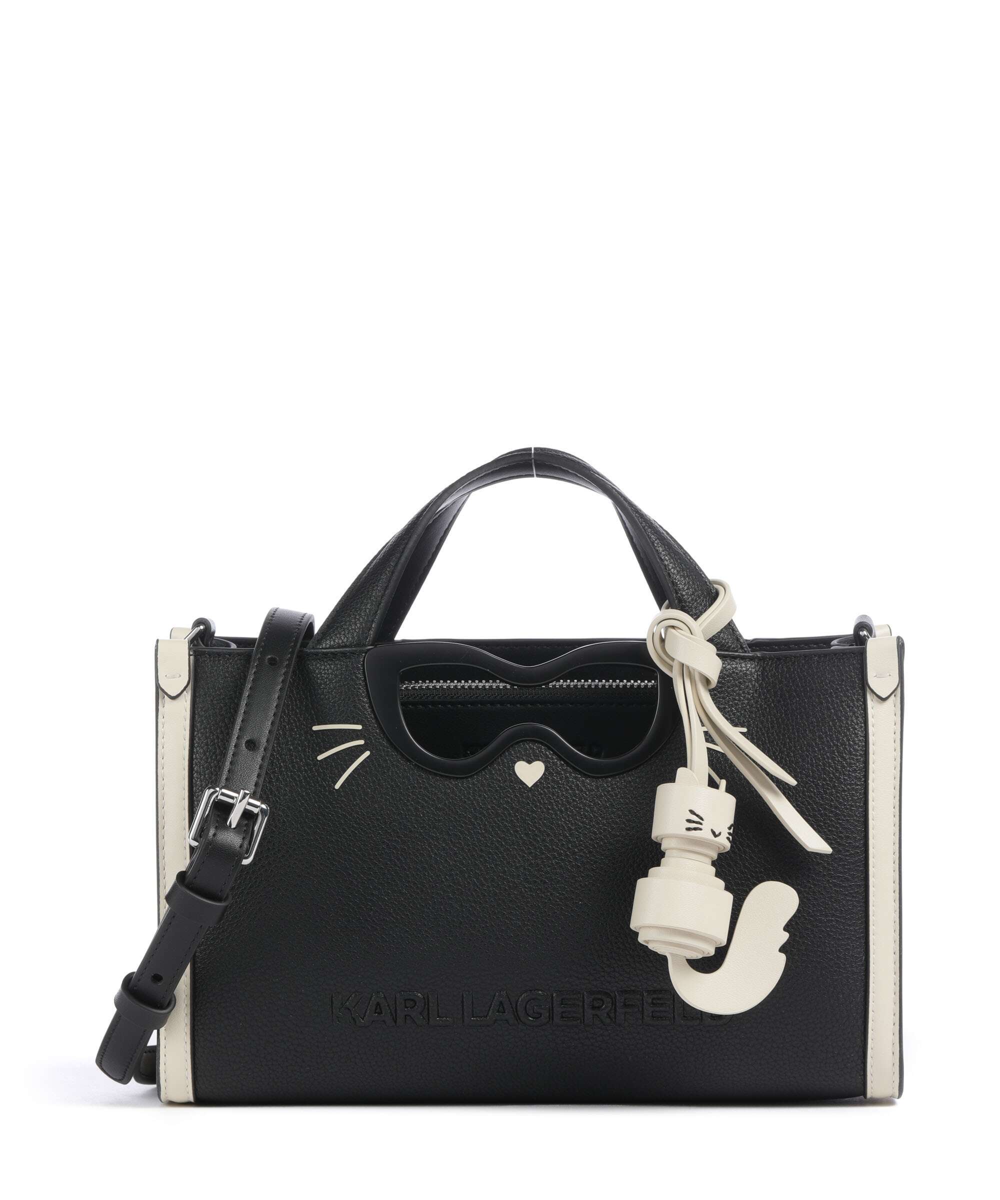 Karl Lagerfeld K/Ikon Choupette Small Handbag black
