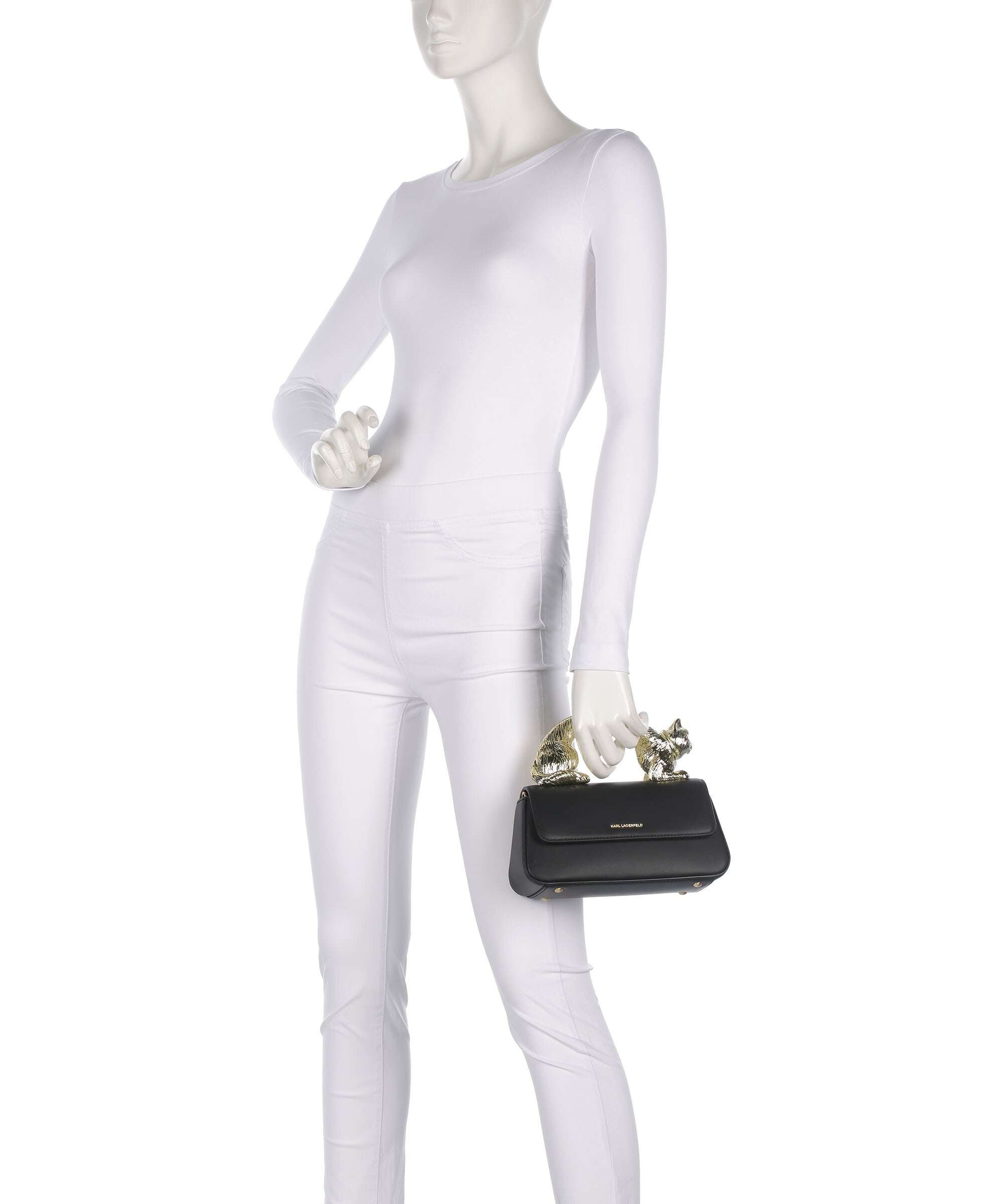 Karl Lagerfeld K/Ikon Choupette Handbag black