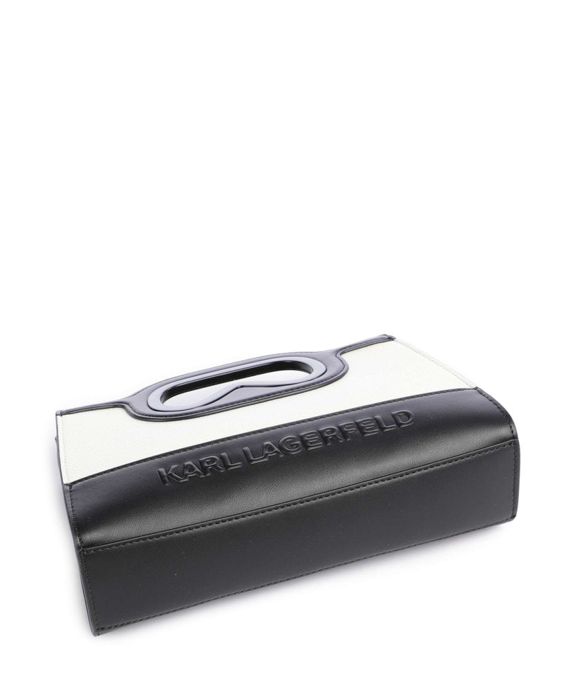 Karl Lagerfeld K/Aviator Mini Handbag white/black