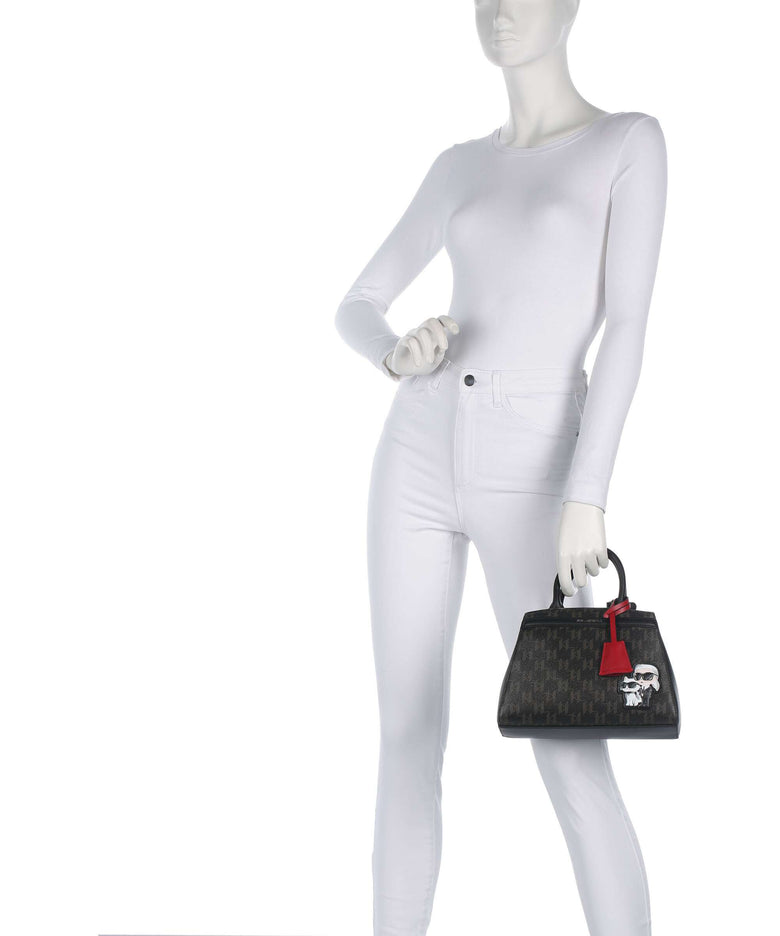 Karl Lagerfeld Ikon Monogram Handbag brown/kl mono