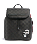 Karl Lagerfeld Ikon Monogram Small Sac à dos brown/kl mono