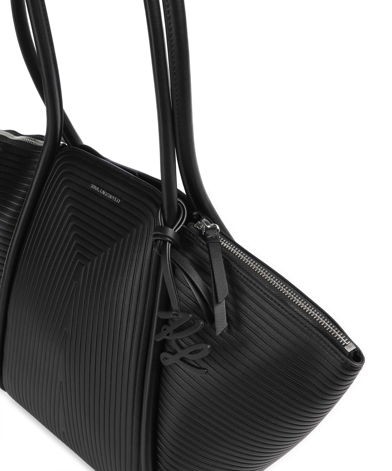Karl Lagerfeld K/Wellen Medium Tote bag black