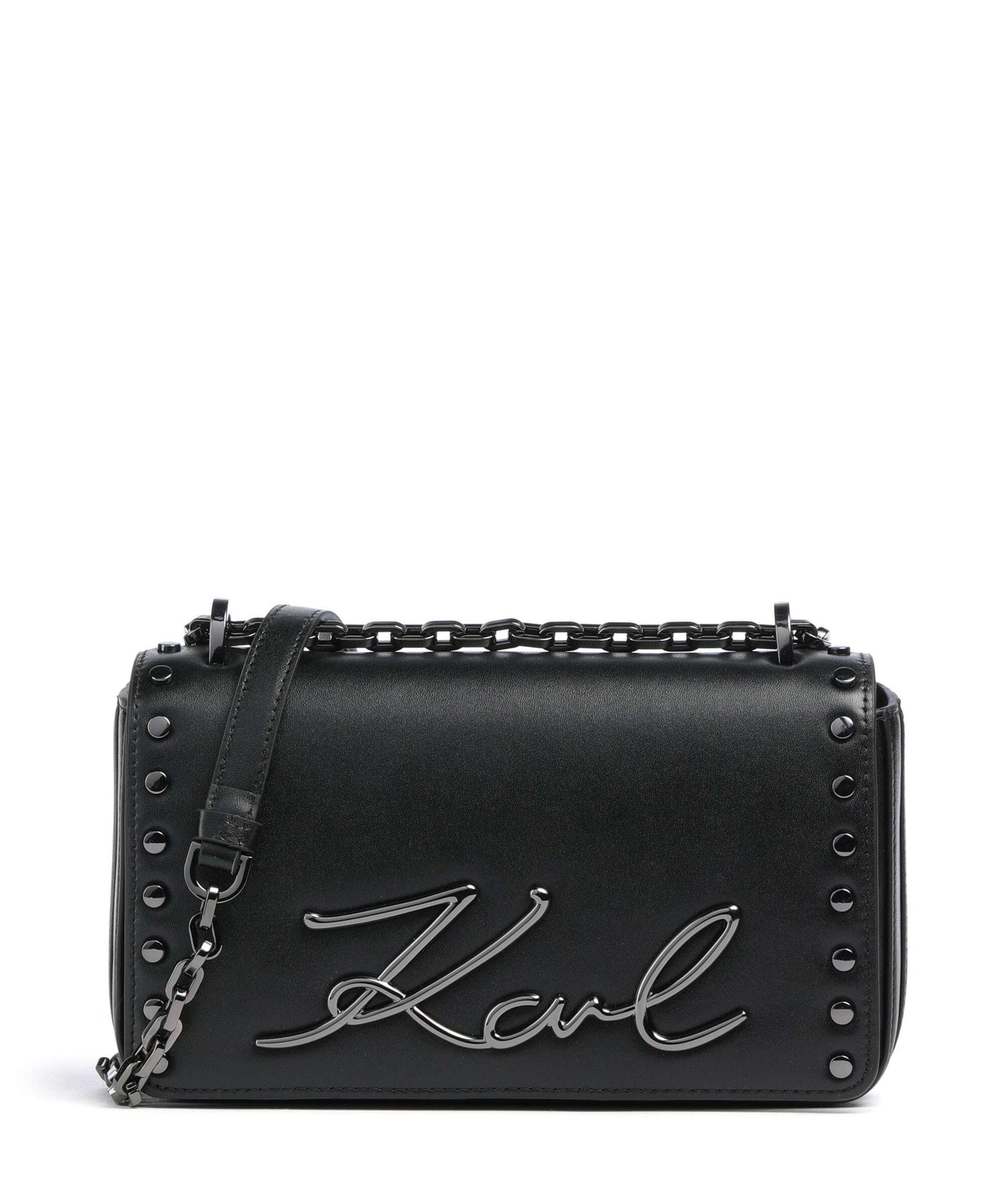 Karl Lagerfeld K/Signature 2.0 Shoulder bag black embellishment