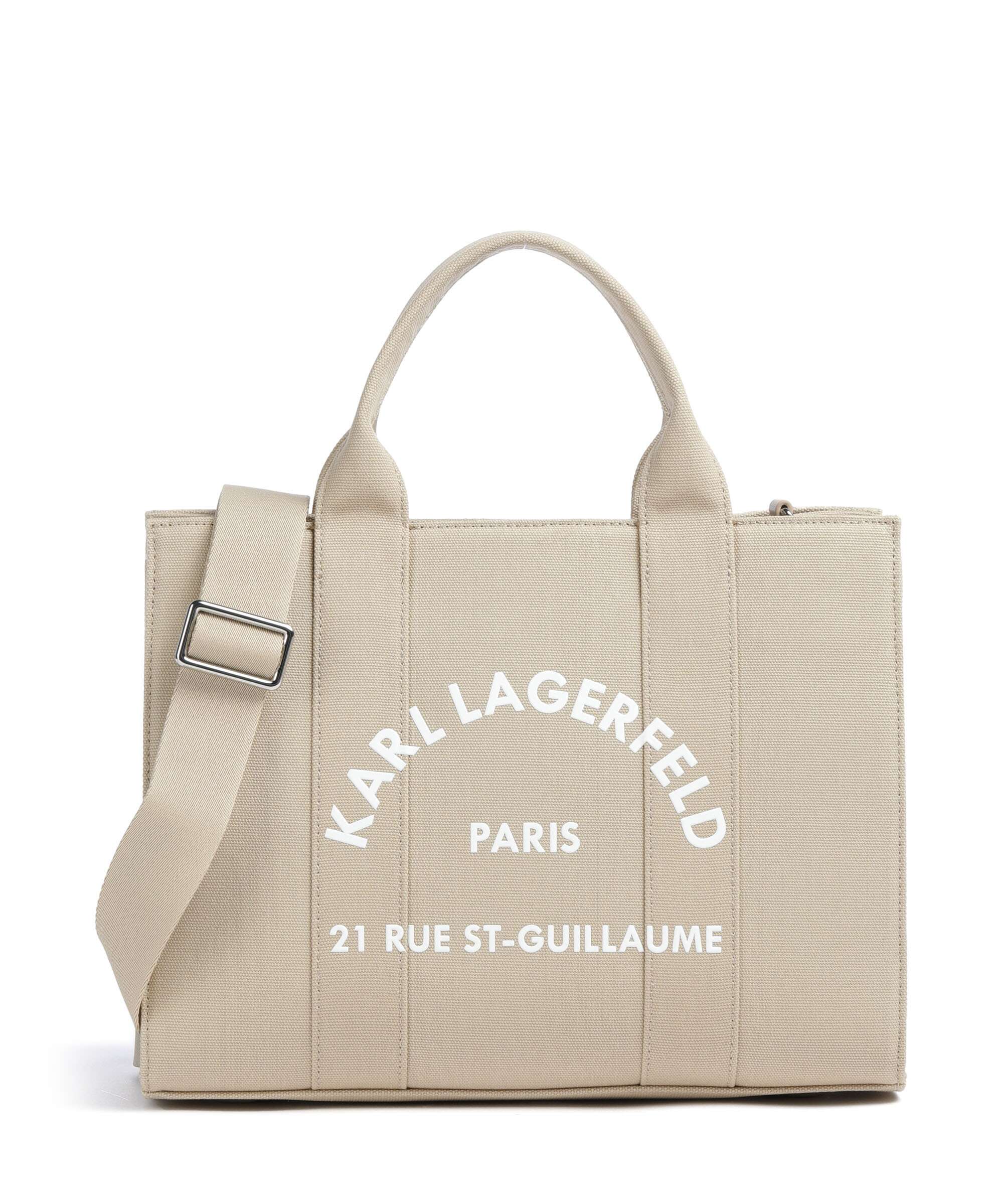Karl Lagerfeld K/Rue St Guillaume Medium Handbag safari