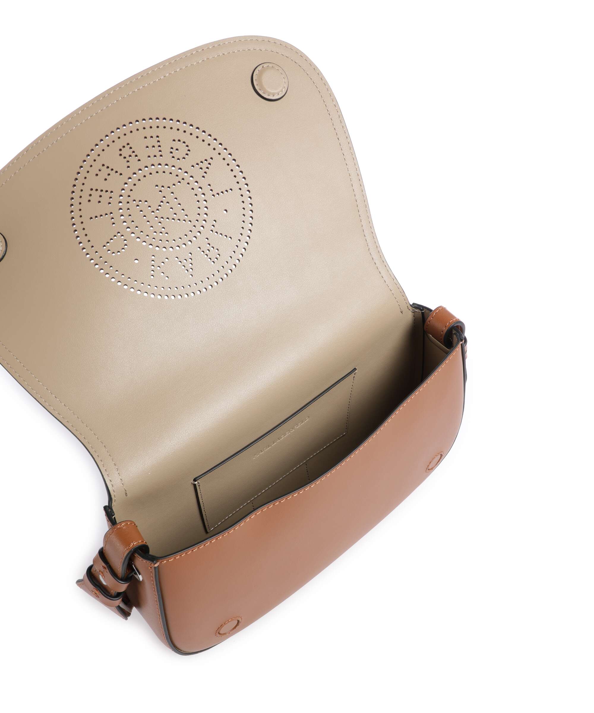 Karl Lagerfeld K/Circle Crossbody bag dark tan