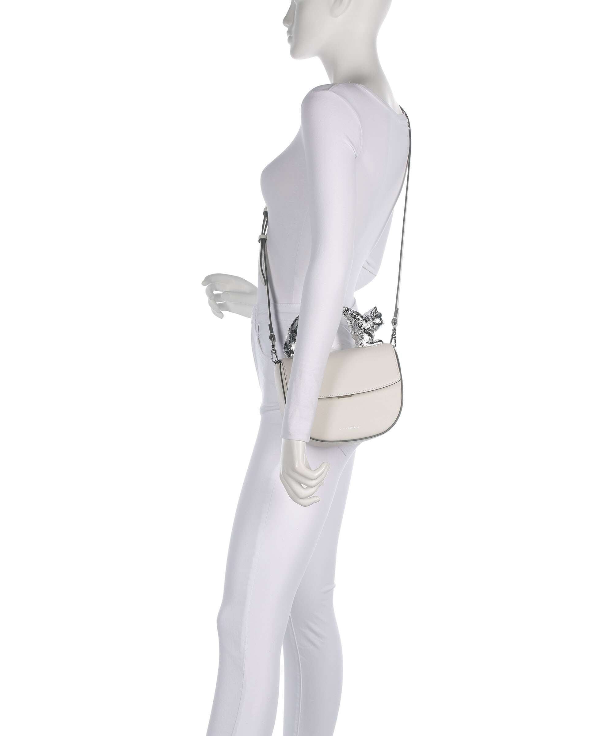 Karl Lagerfeld Ikon Choupette Crossbody bag off white