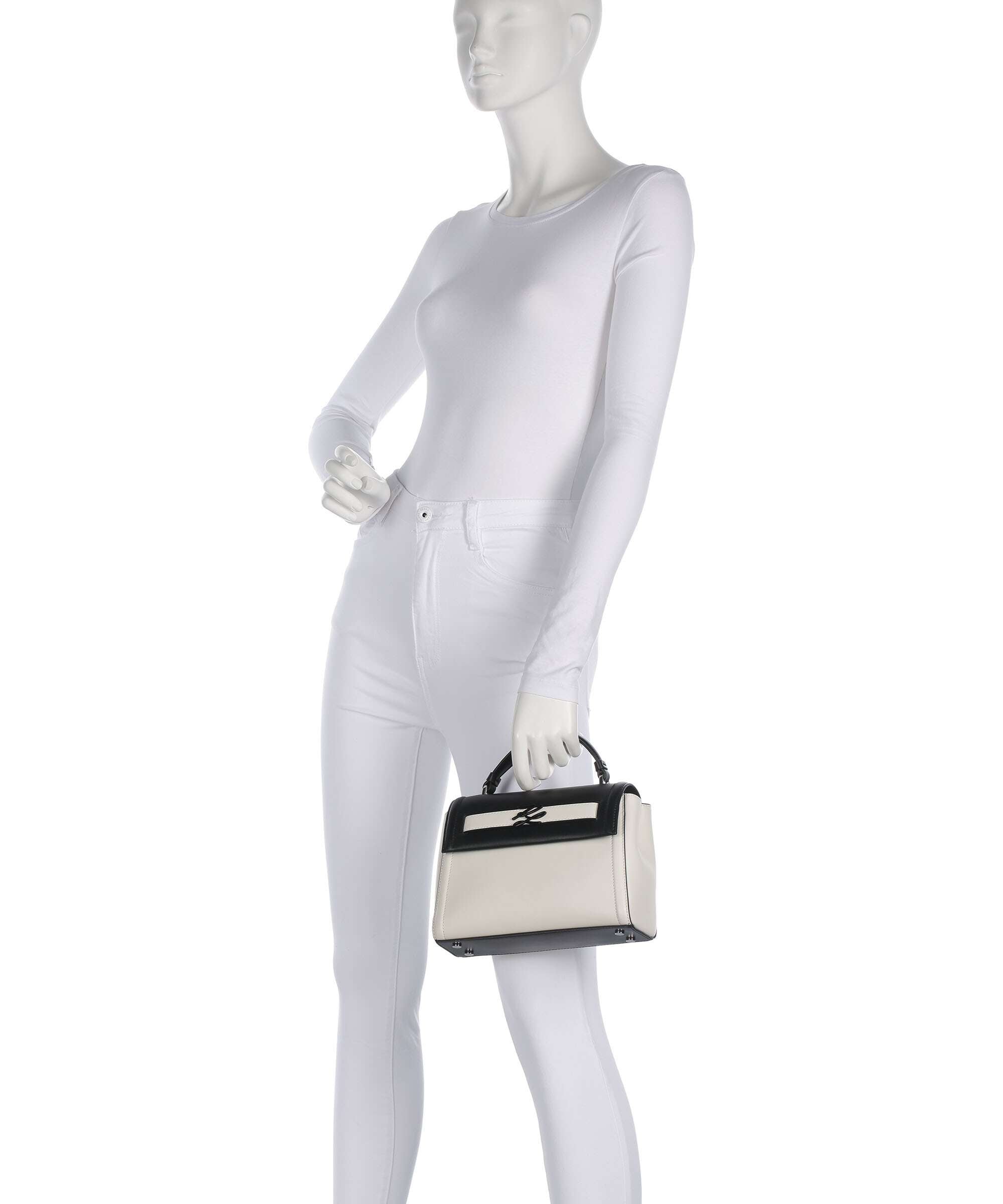 Karl Lagerfeld K/Autograph Small Handbag black/white