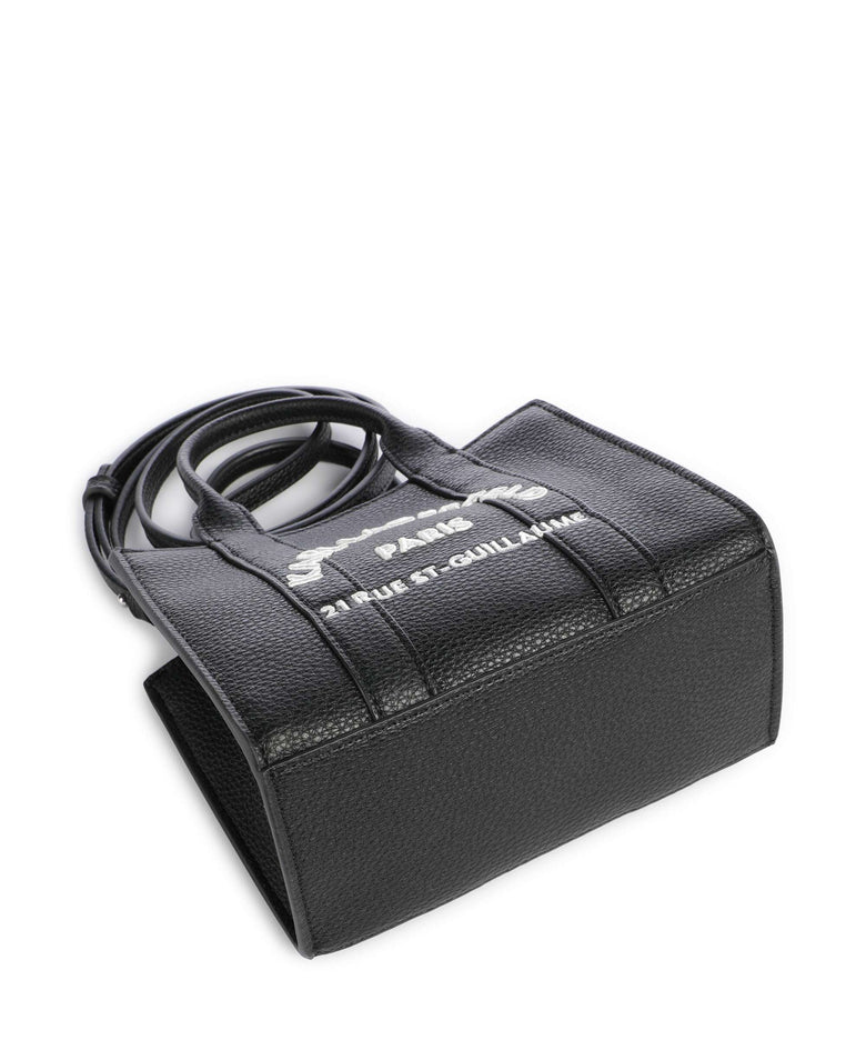 Karl Lagerfeld K/Rue St Guillaume Mini Handbag white/black