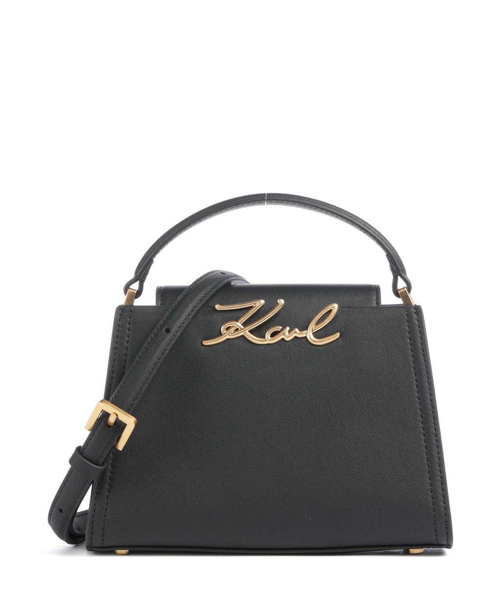 Karl Lagerfeld K/Signature Mini Handbag black/gold