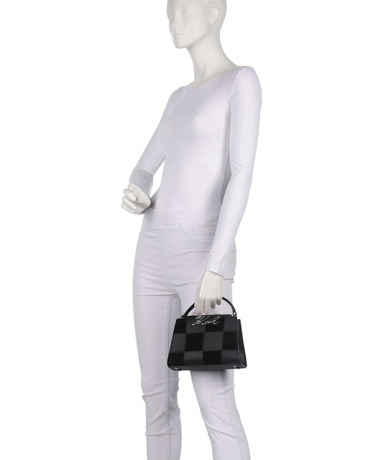 Karl Lagerfeld K/Signature Mini Handbag black nickel