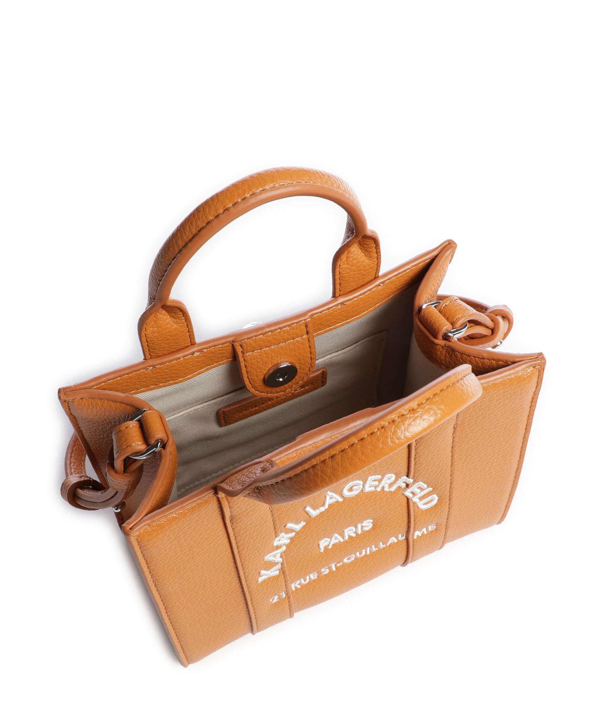 Karl Lagerfeld K/Rue St Guillaume Mini Handbag dark orange/sienna