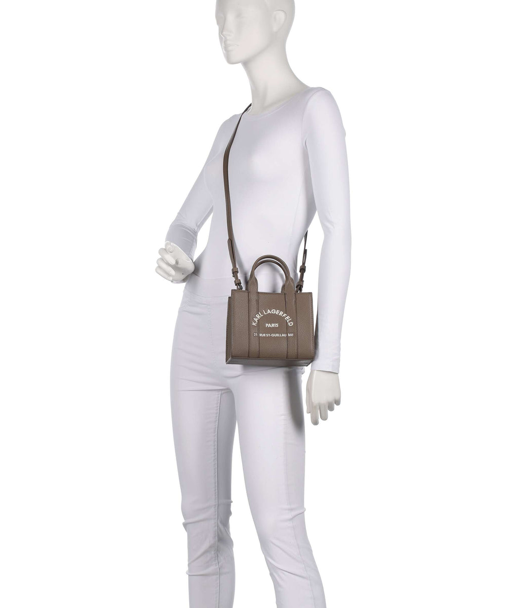 Karl Lagerfeld K/Rue St Guillaume Mini Handbag dark taupe