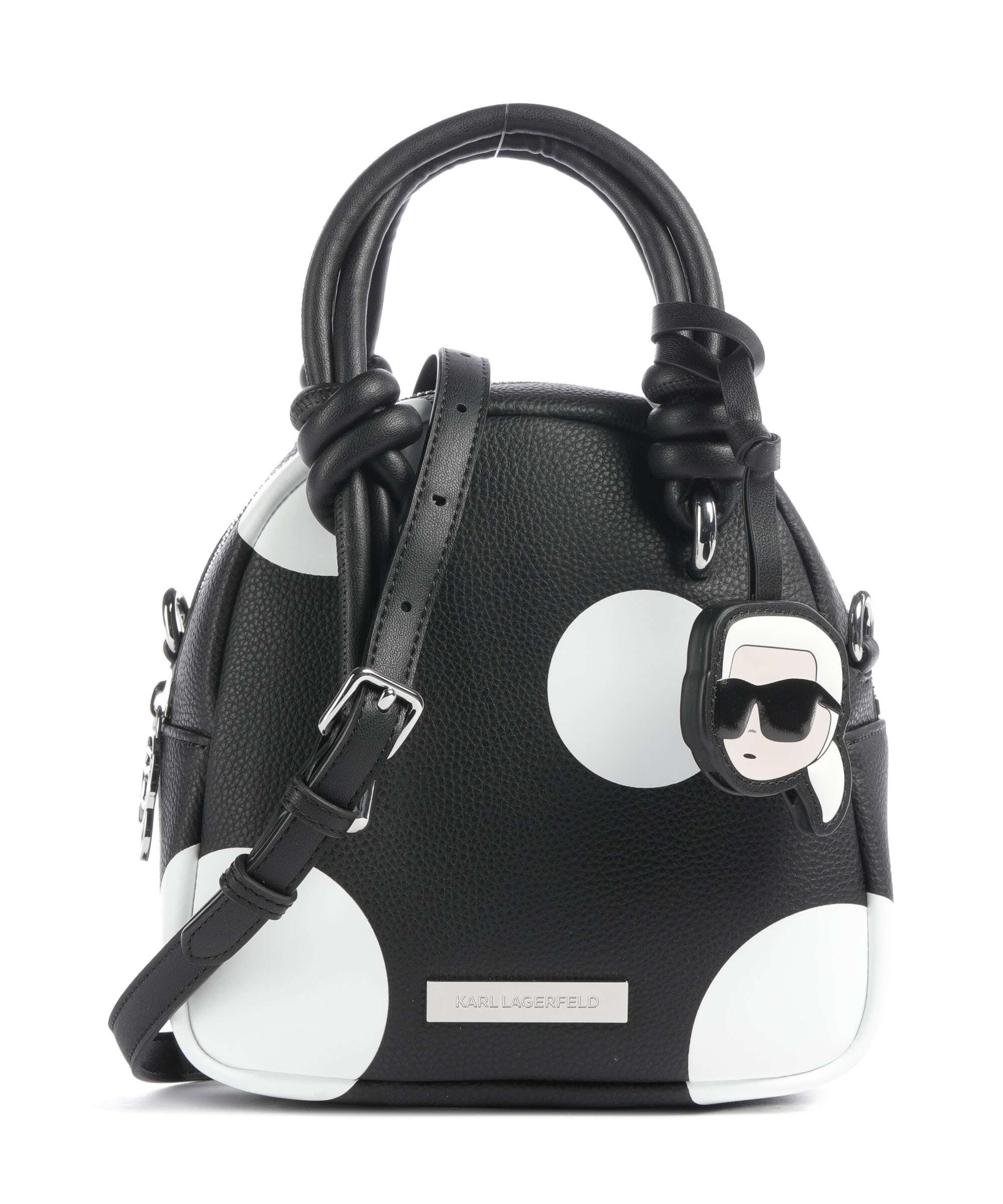 Karl Lagerfeld Ikon Handbag variable polka dot