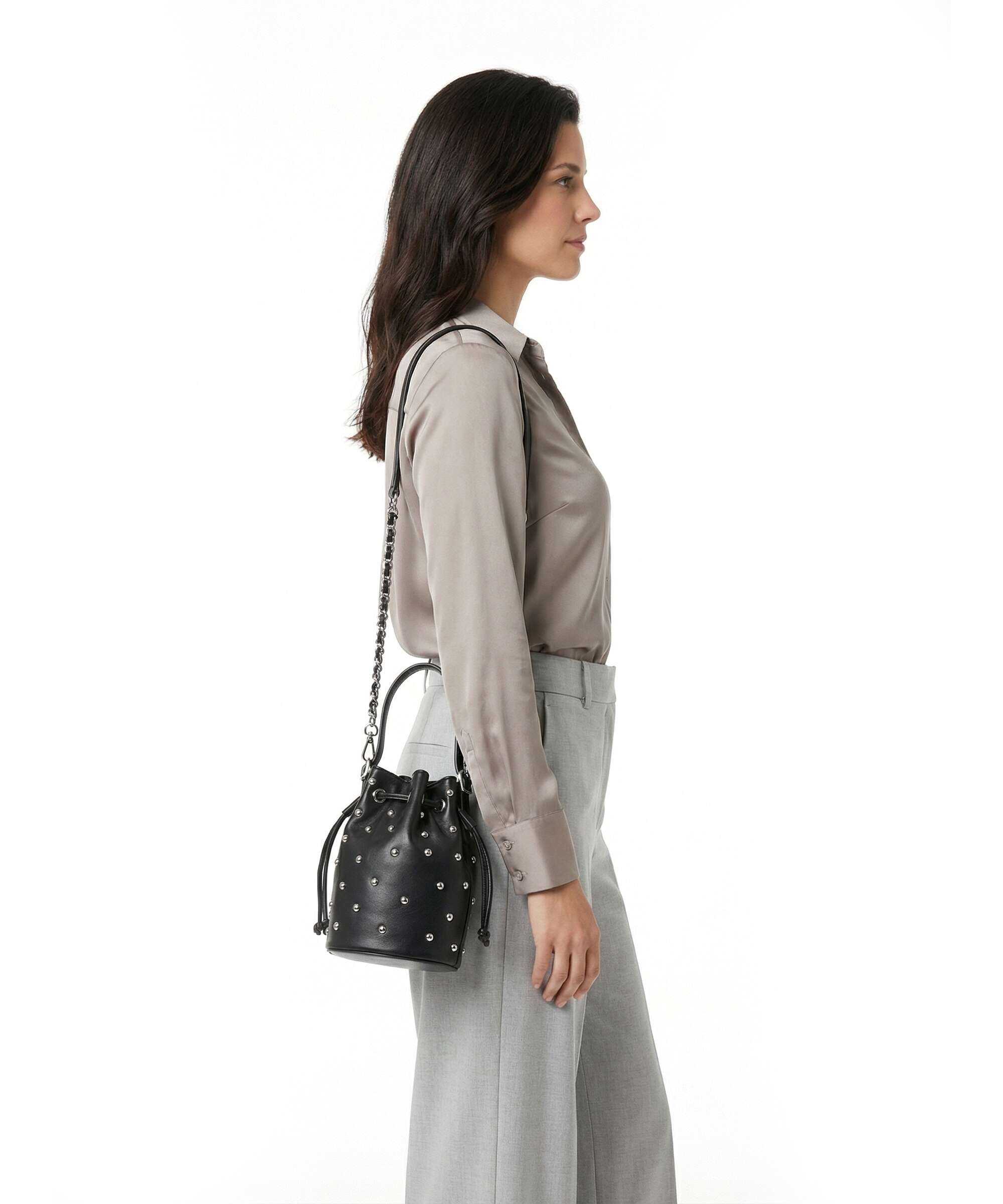 Steve Madden BSUNRAY Bucket bag black/silver