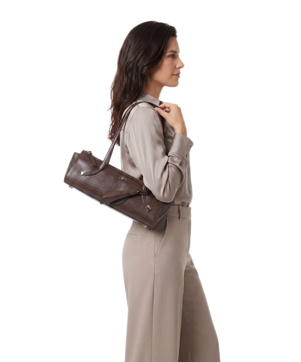 Steve Madden BINDUS Shoulder bag chocolate/gold