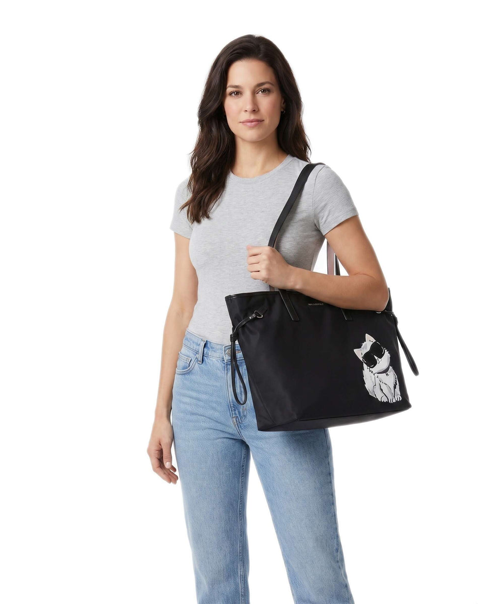 Karl Lagerfeld Ikon Choupette Tote bag black
