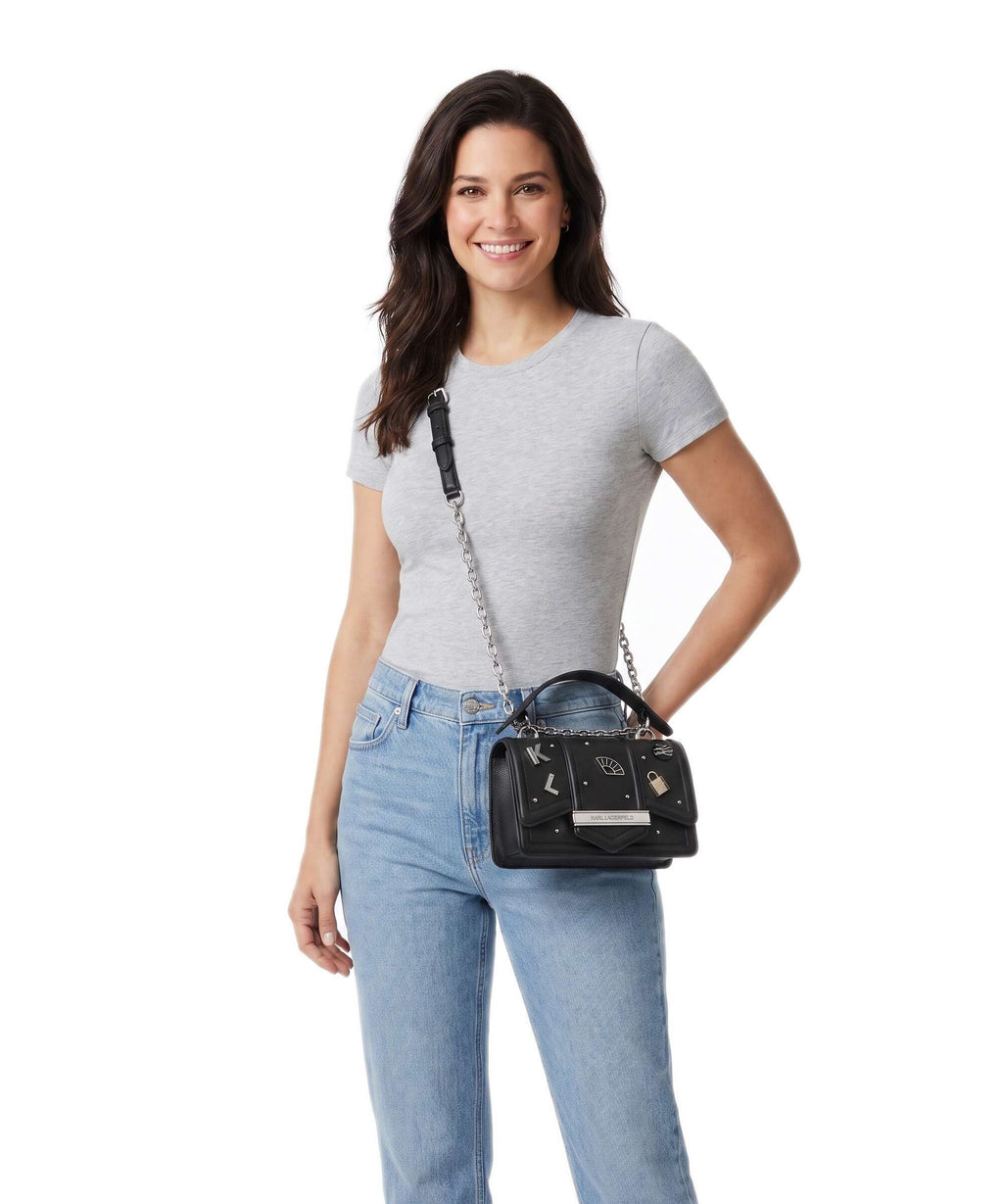 Karl Lagerfeld K/Nova Crossbody bag black embellishment