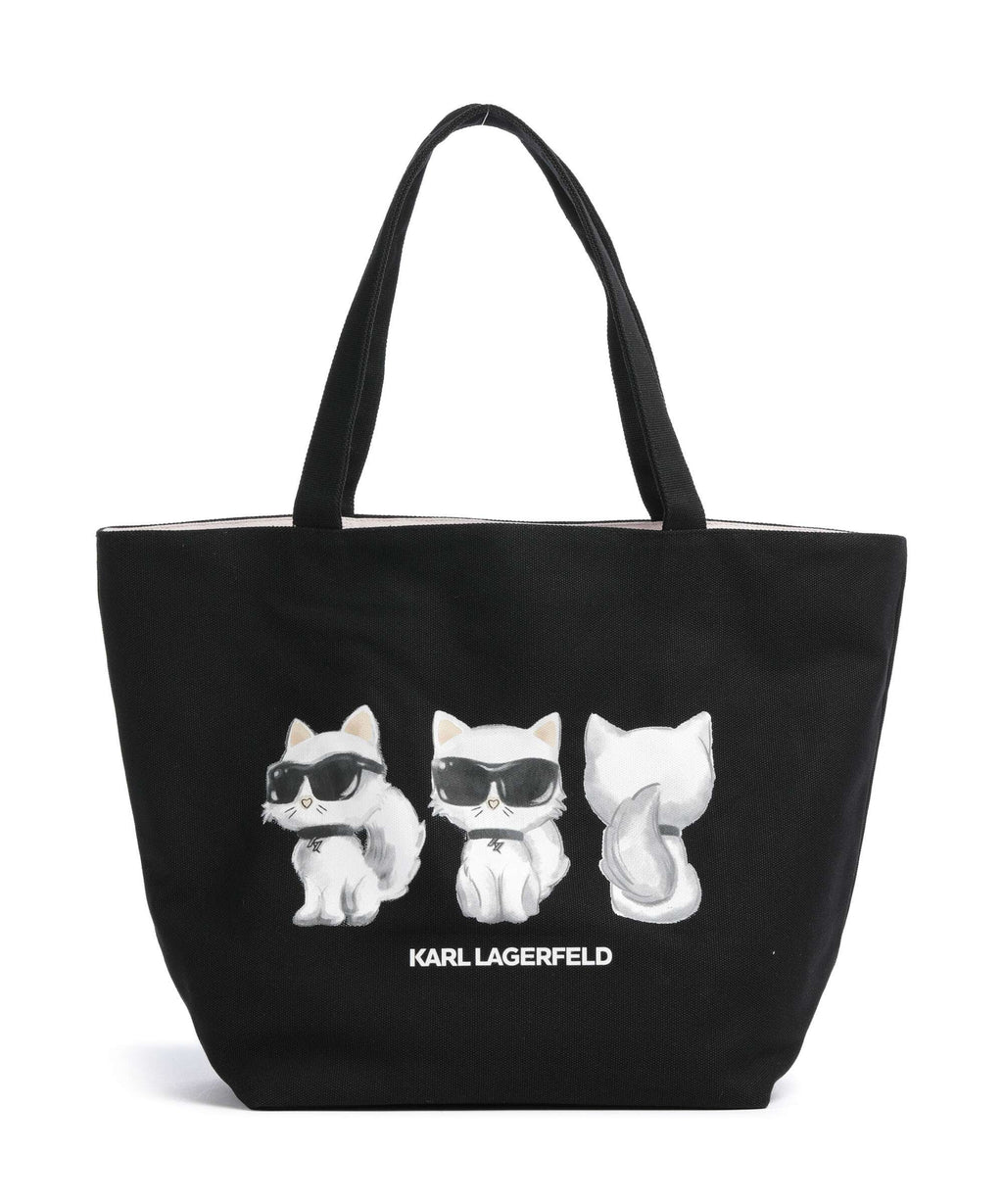 Karl Lagerfeld Ikon Choupette Tote bag black