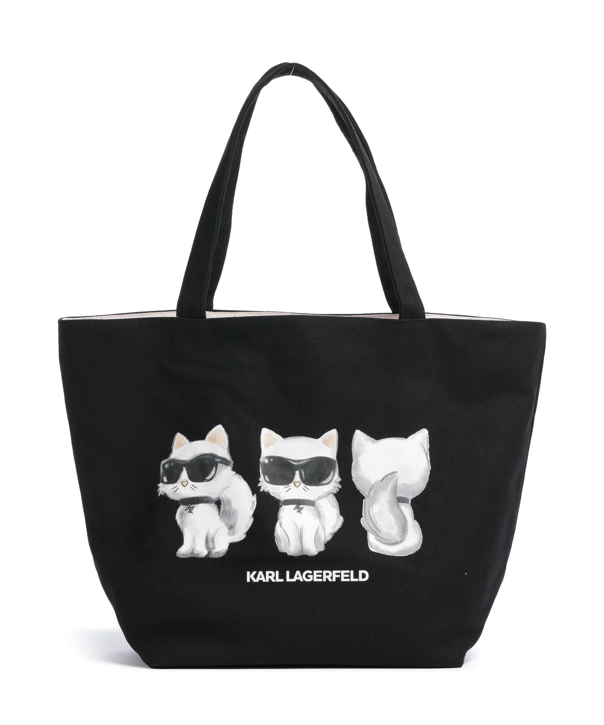Karl Lagerfeld Ikon Choupette Tote bag black