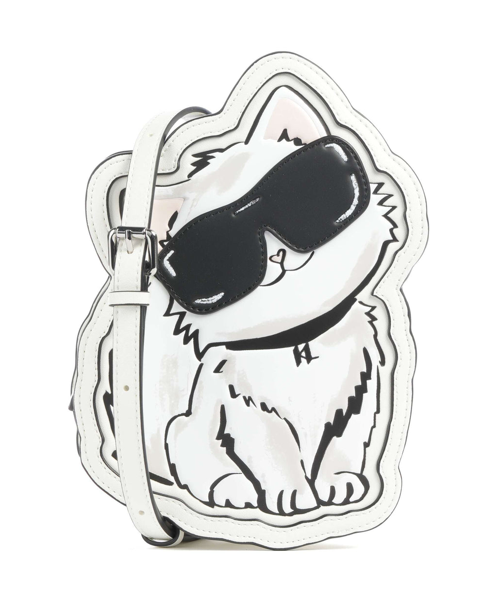 Karl Lagerfeld Ikon Choupette Crossbody bag off white