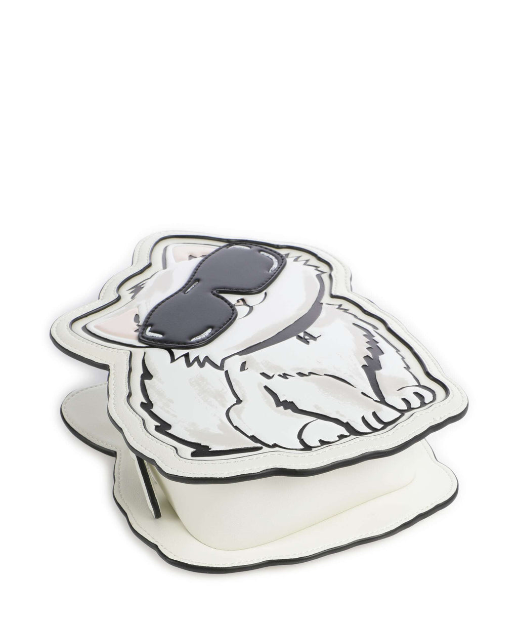 Karl Lagerfeld Ikon Choupette Crossbody bag off white