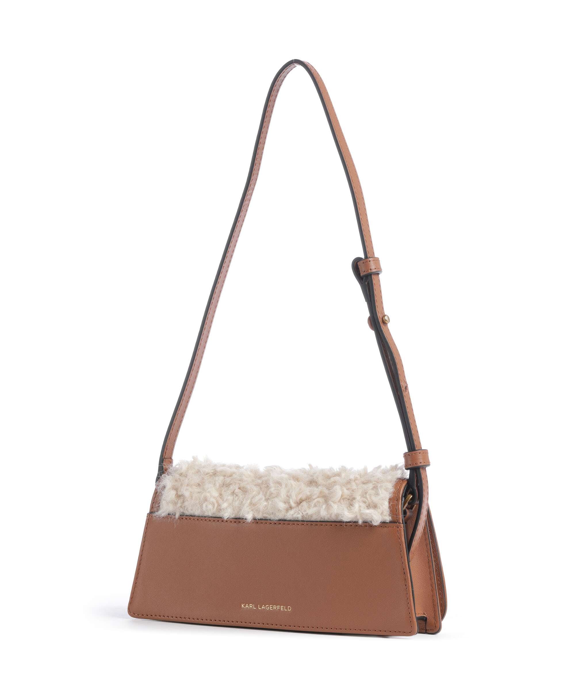 Karl Lagerfeld K/Autograph Mini Shoulder bag natural tan