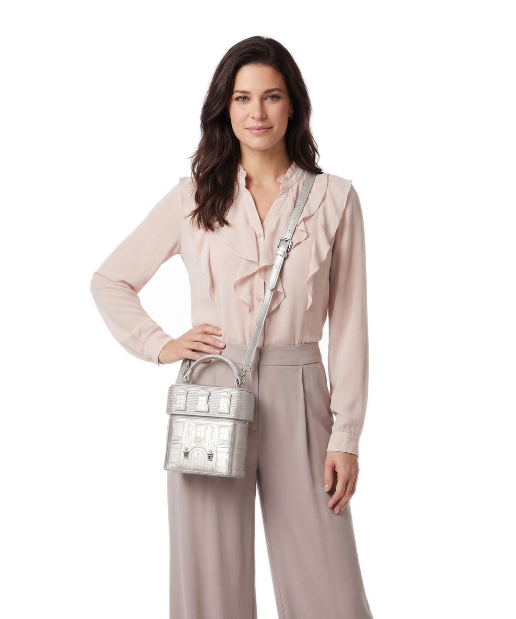 Karl Lagerfeld K/Rue St Guillaume Crossbody bag silver