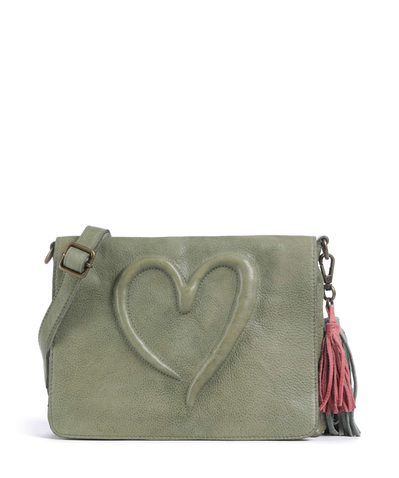 Taschendieb Wien Herzweg 3 Crossbody bag green leaf