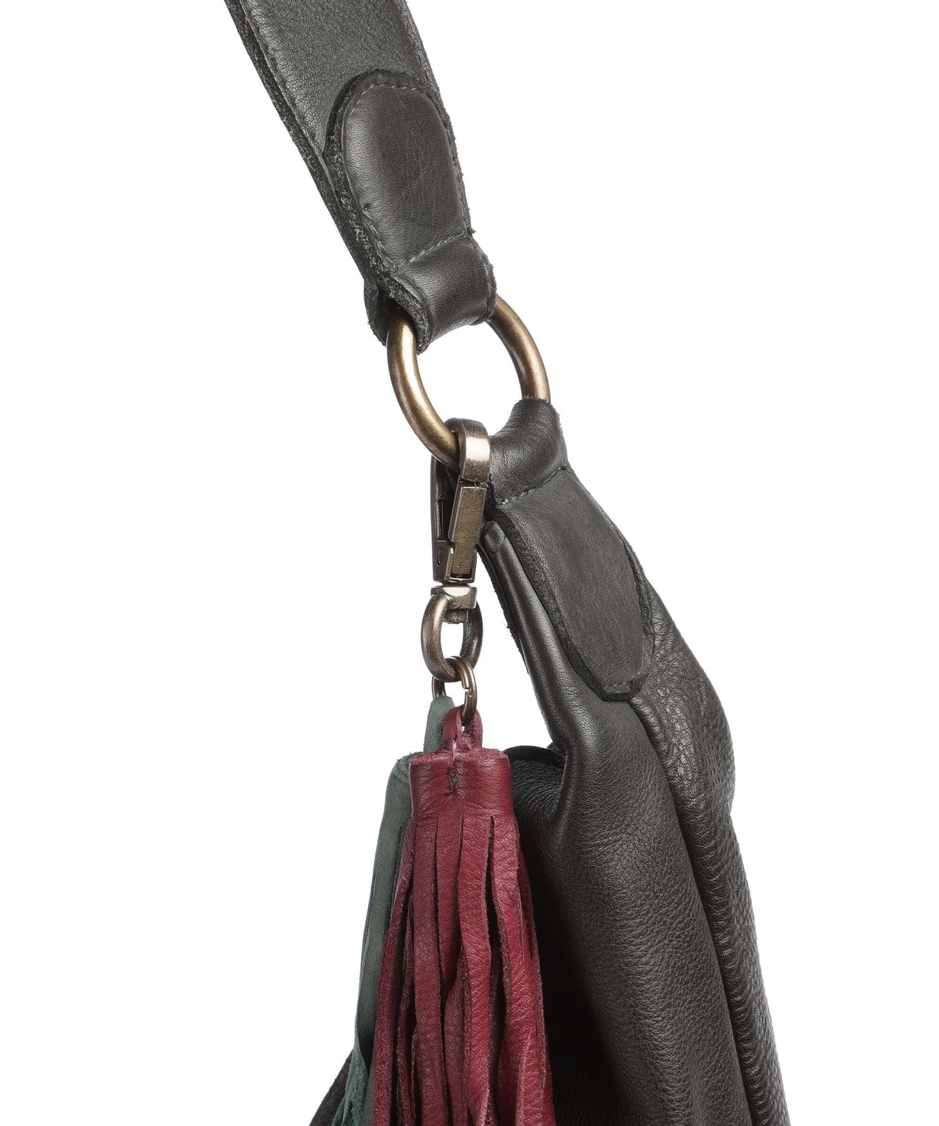 Taschendieb Wien Glücksbrücke 4 Hobo bag green forest