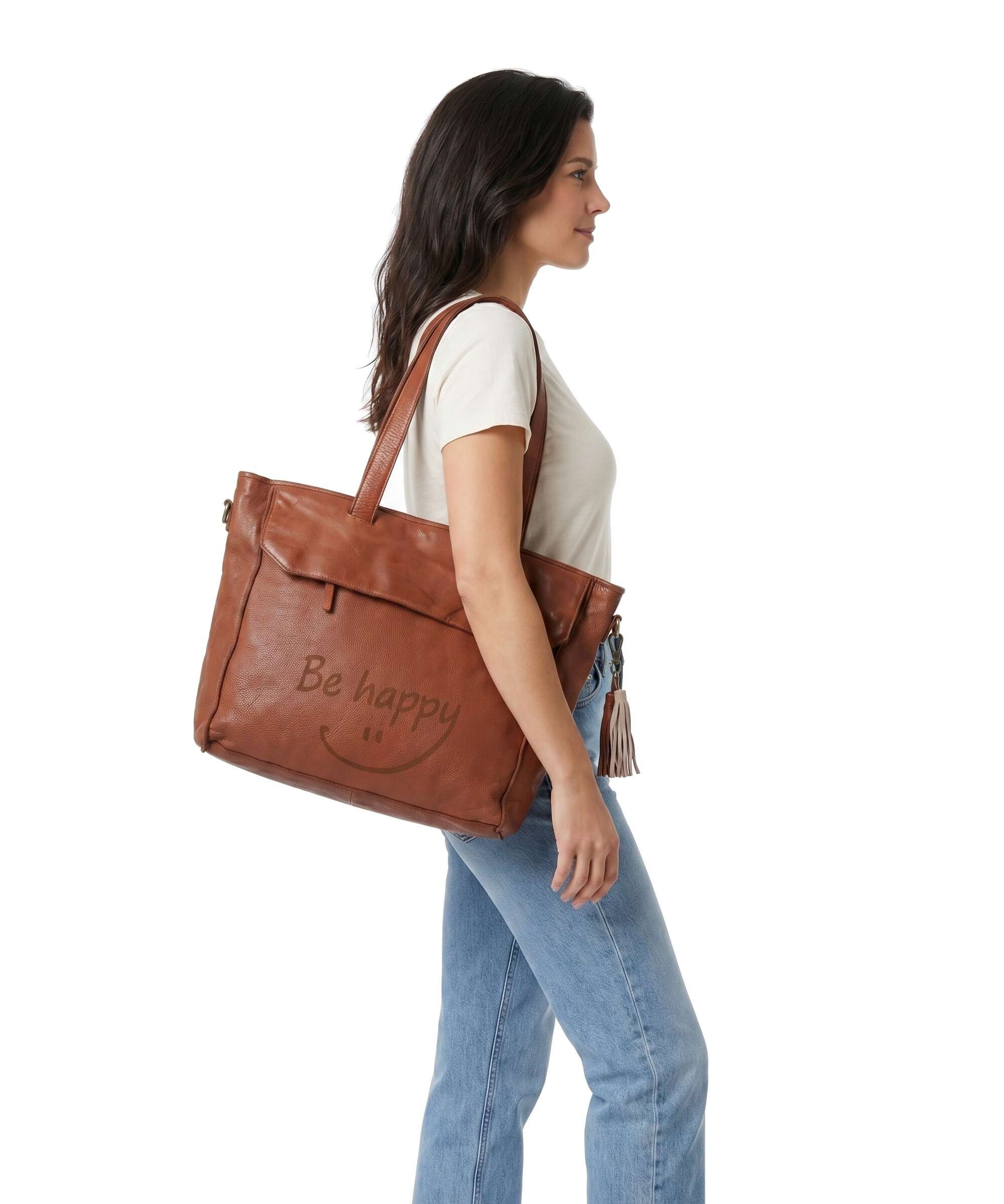 Taschendieb Wien Fröhlichgasse 1 Tote bag cognac